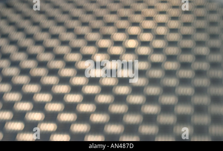 Blurred image of stainless steel diamond plate Stock Photo