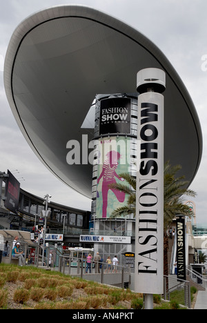 Fashion Show Mall Entrance, Las Vegas. Stock Photo