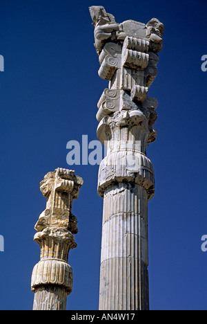 Ruins of Persepolis the ancient capital city of the Persian Empire Stock Photo