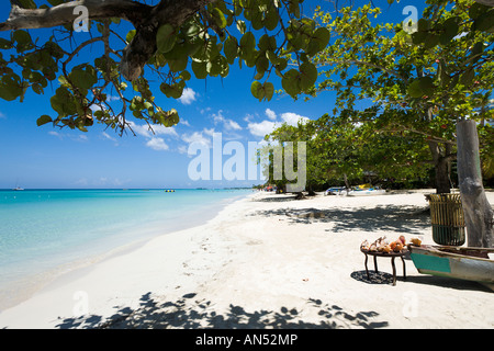 Seven Mile Beach, Long Bay, Negril, Jamaica, Caribbean, West Indies Stock Photo