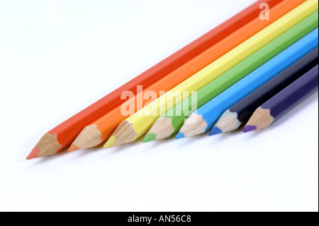 Free picture: small, set, crayons, seven, different, colored, washable,  markers