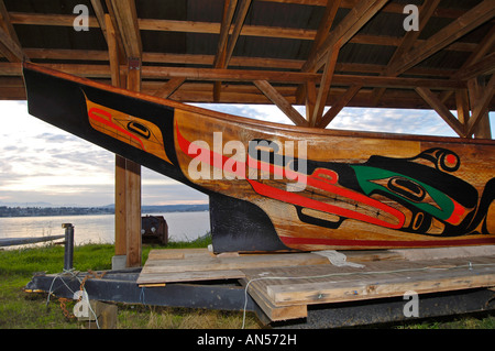 Cape Mudge Quadra Island Kwagiulth Cultural Centre Stock Photo