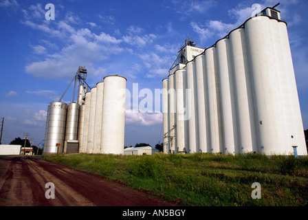 Kansas grain elevator Stock Photo