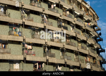 apartment block, beira, mozambique Stock Photo