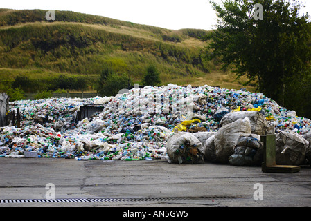 A rubbish dump place, the most polluted town in Europe, Copsa Mica, Romania Stock Photo