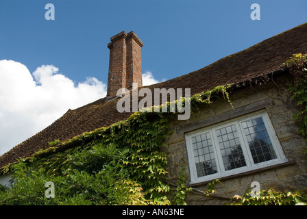 Borders country estate a 16th century Grade II Listed house Dudwell Valley Etchingham East Sussex Stock Photo