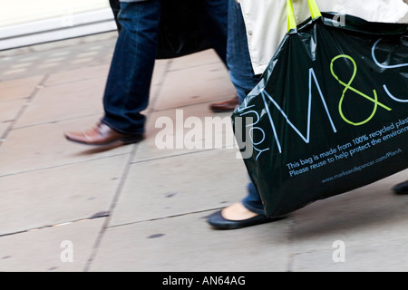 Marks and Spencer shopping bag M&S Christmas Shopping. Christmas ...