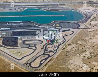 aerial view above Firebird International Raceway Chandler Arizona USA Stock Photo