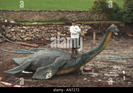 Loch Ness Monster Dummy Drumnadrochit Scotland Stock Photo - Alamy