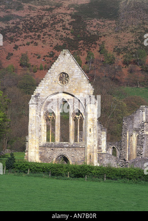 Valle Crucis Abbey ruin Near Llangollen Denbighshire North East Wales UK Stock Photo