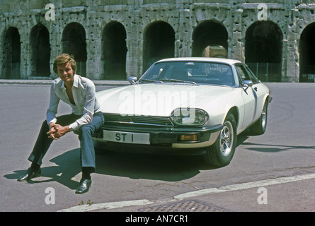 RETURN OF THE SAINT Ian Ogilvy as Simon Templar in the revived TV series 1978 to 1980 Stock Photo