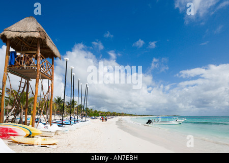 Beach outside Grand Palladium Resort, Riviera Maya, Yucatan Peninsula, Quintana Roo, Caribbean Coast, Mexico