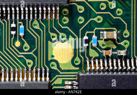 Electrical Circuit Board Stock Photo