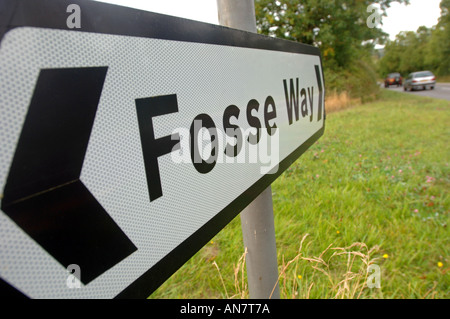 The Fosse Way in Leicestershire Stock Photo