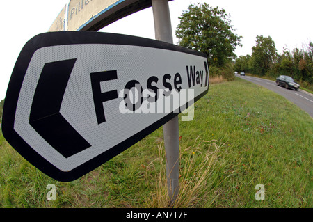The Fosse Way in Leicestershire Stock Photo