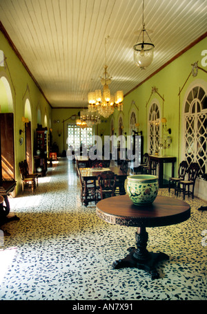 Goan Portuguese Heritage House Menezes Braganza House, Chandor village, Goa, India Stock Photo