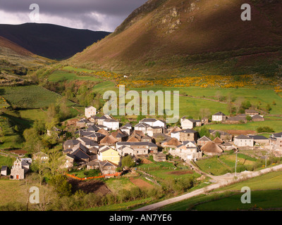 Balouta village Os Ancares Leon province Spain Stock Photo - Alamy