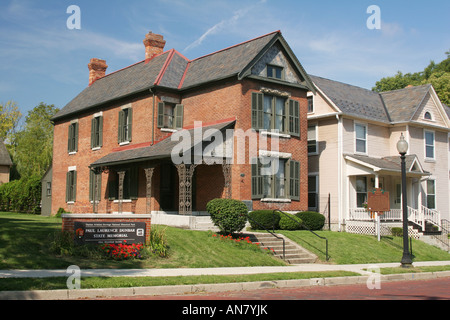 Paul Laurence Dunbar House State Memorial Dayton Ohio Author and poet Stock Photo
