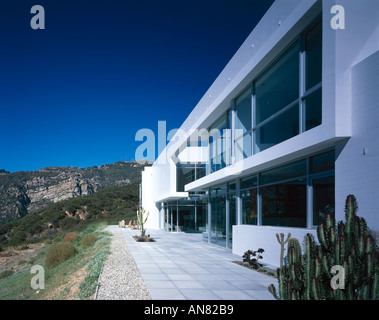 Feinstein Residence, Malibu, California, 2003. Exterior. Architect: Stephen Kanner Stock Photo