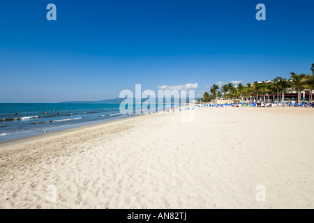 Beach outside Riu Vallarta Hotel, Nuevo Vallarta, Riviera Nyarit, Puerto Vallarta, Pacific Coast, Mexico Stock Photo