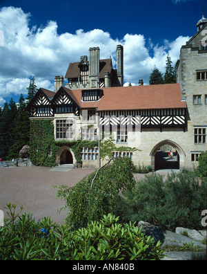 Cragside, near Rothbury, Northumberland. Exterior. Architect: Richard Norman Shaw Stock Photo