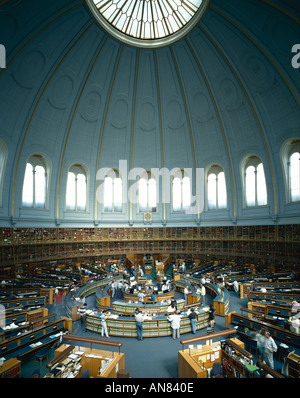 The British Library Reading Room, British Museum, London, 1857. Before restoration. Architect: Sydney Smirke Stock Photo