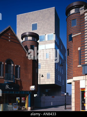 Walsall Art Gallery in West Midlands, 1997-1999. Exterior. Architect: Coruso St John Stock Photo