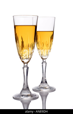 Two wine glasses Stock Photo