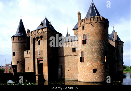 Netherlands Muiderslot Muiden IJsselmeer Castle Vecht Stock Photo