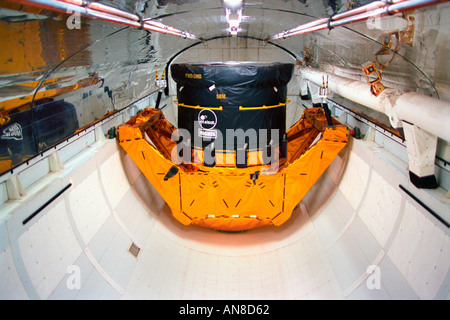 space shuttle cargo bay Stock Photo