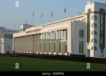 Hoover Art Deco Building at night built in 1933 in Perivale,Ealing,London  England Stock Photo - Alamy