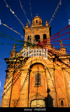 Temple of the Shrine of Guadalupe, Templo el Santuario de Guadalaupe Patzcuaro, Michoacan, Mexico Stock Photo