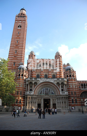 Westminster Roman Catholic Cathedral Piazza London Stock Photo