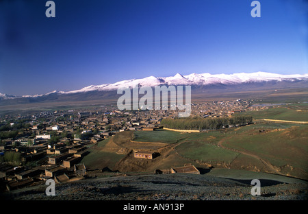 Beautiful view over Litang West Sichuan China Stock Photo