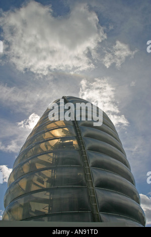 Detailed View of the Rocket Tower at the British National Space Centre - Leicester England Stock Photo