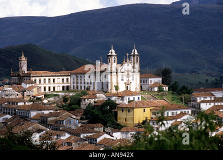 Church of Our Lady of Mount Carmel, ouro preto, Minas Gerais, Brazil Stock Photo