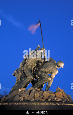 Iwo Jima US Marine Corps War Memorial, Arlington, Virginia Stock Photo