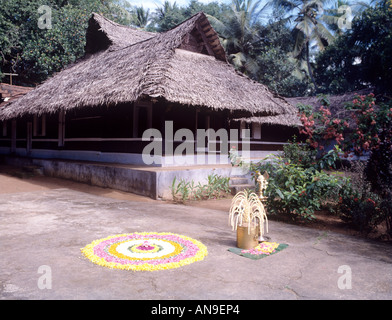 A TRADITIONAL HOME IN KERALA Stock Photo