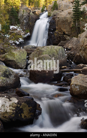 Alberta Falls, Rocky Mountain National Park, Colorado Stock Photo - Alamy