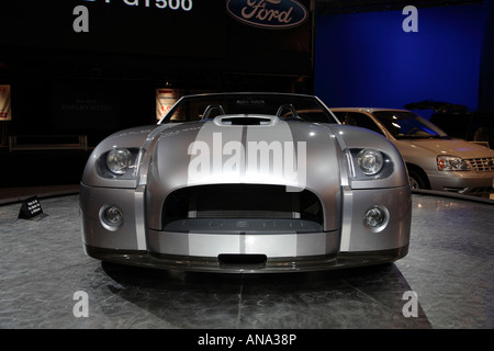 Ford Cobra Shelby concept car, front view; Toronto AutoShow Stock Photo