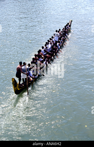 NEERETTUPURAM BOAT RACE KERALA Stock Photo