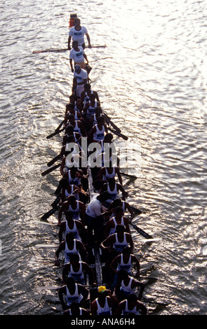 NEERETTUPURAM BOAT RACE KERALA Stock Photo