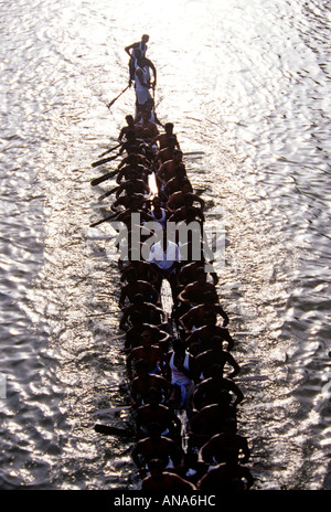 NEERETTUPURAM BOAT RACE KERALA Stock Photo