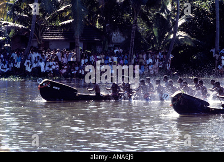 NEERETTUPURAM BOAT RACE KERALA Stock Photo