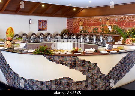 RESTAURANT IN MASCOT HOTEL TRIVANDRUM KERALA Stock Photo