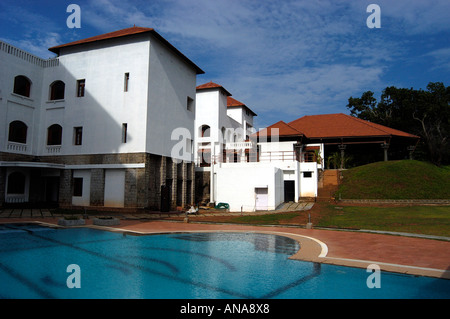 SWIMMING POOL IN MASCOT HOTEL TRIVANDRUM KERALA Stock Photo