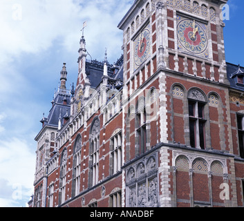 Central Station in Amsterdam the Netherlands Stock Photo