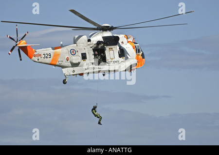 Sea King rescue helicopter, Norway Stock Photo