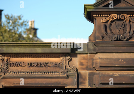 The Royal Observatory Edinburgh Scotland one of the UK's major centres of astronomical research Stock Photo
