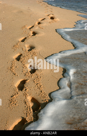 Cancun sand Stock Photo
